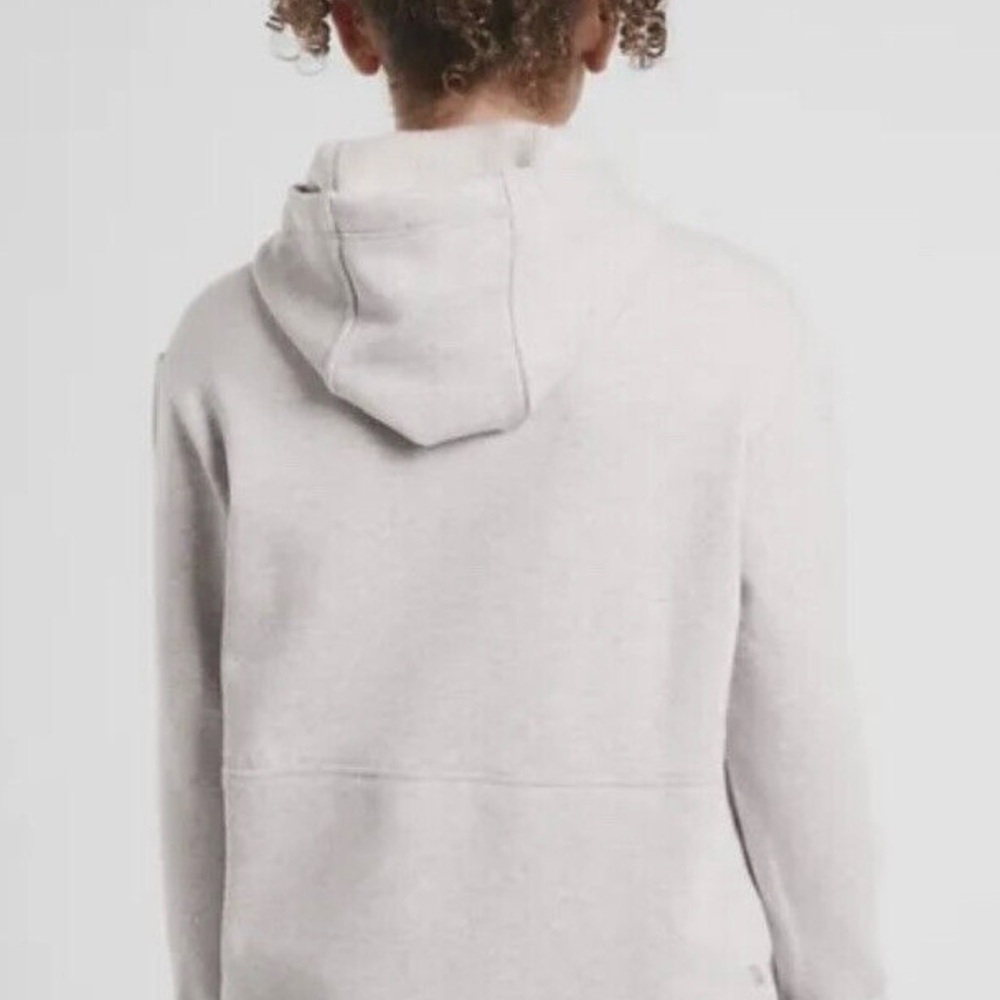 EUC Athleta Girl Crazy Cozy Chill Hoodie Heather Pink Lavender Medium 8-10 Comfy - Picture 4 of 10